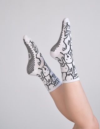 Lucky Honey The Animal Love Grip Sock