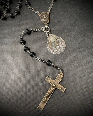 Shannon Koszyk One of A Kind Matte Black Onyx Rosary