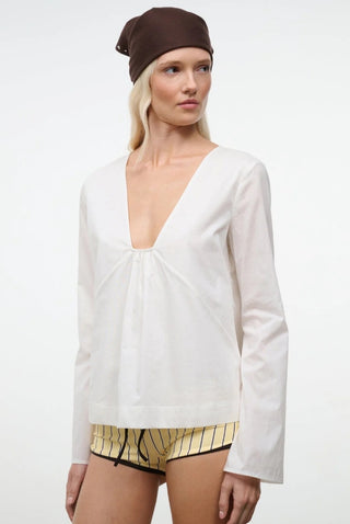Staud Vivi Top-Ivory