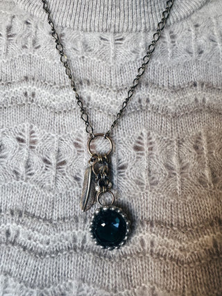 Mikal Winn Montana Blue Crystal Necklace