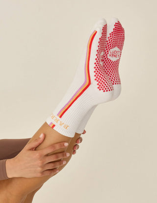 Lucky Honey The Retro Grip Sock-Love