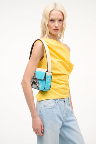 Staud Timmy Convertible Shoulder Bag-Great White