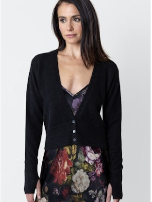 Go Silk Go Open Air Cardigan-Black