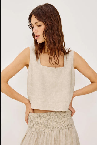 Rails Akira Top - Heathered Flax