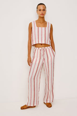 Rails Emmie Linen Pant-Primavera Stripe