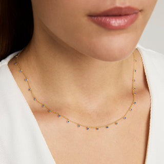 Dean Davidson Orsay Charm Necklace-Midnight Blue/Gold