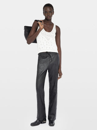 Zadig & Voltaire Jossy Co Sweater Tank-Eggshell