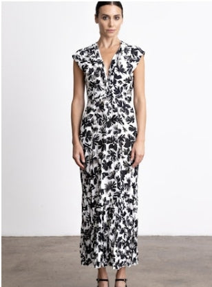 Go Silk Go For It Crinkle Cut Twist Dress-Upsy Daisies