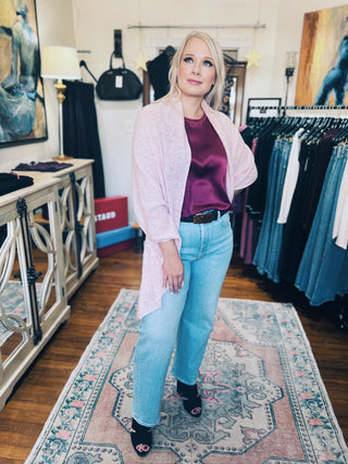 Autumn Cashmere Featherweight Wrap-Pinkberry