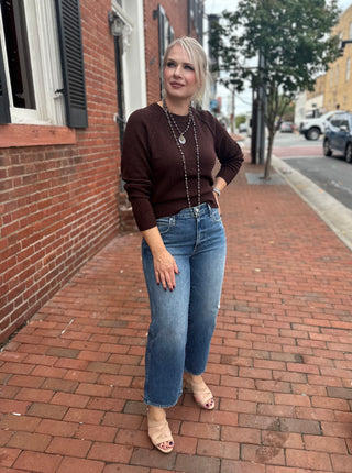 Lilla P Raglan Sleeve Pullover-Java