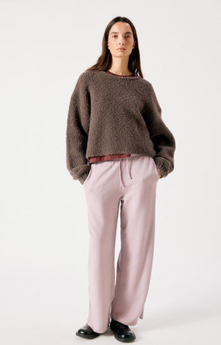 American Vintage Zolly Long Sleeved Sweater-Brown