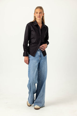 We Are Sundays Aster Shirt -Black