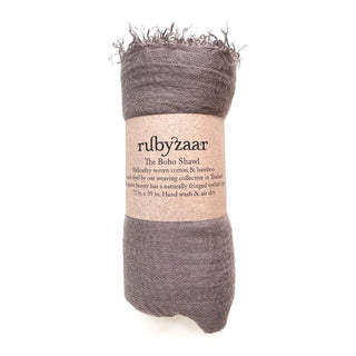Rubyzaar Boho Scarf - Taupe