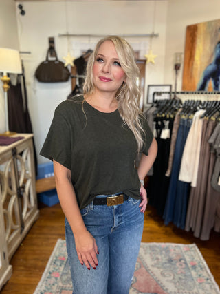 American Vintage Ypawood Short Sleeve T-Shirt-Bosquet