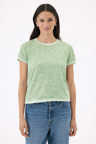 Goldie Short Sleeve Andie Tee-Palm