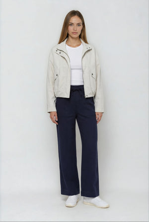 Marrakech Allen Stretch Linen Pant-Night Navy or Sage Brush