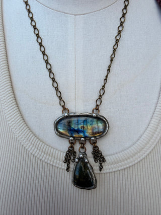 Mikal Winn One of A Kind Labradorite Necklace