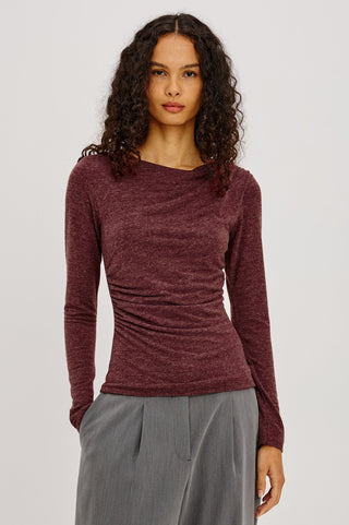 Rails Issel Knit Top-Merlot