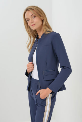 Anatomie Gisela Aeroflow Twill Blazer-True Blue