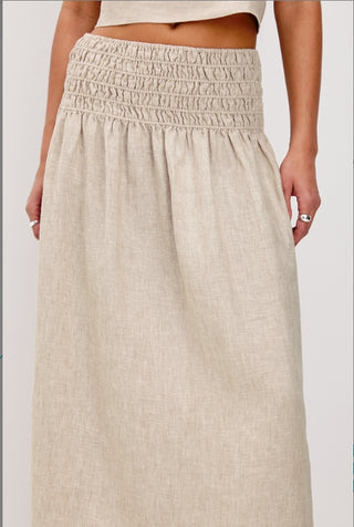 Rails Alessa Skirt - Heathered Flax