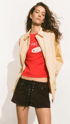 Staud Clarke Jacket-Butter Studs