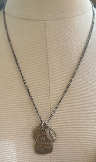 Shannon Koszyk One of a Kind Necklace-Vintage Medals