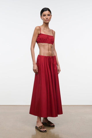 Staud Milano Skirt-Rouge