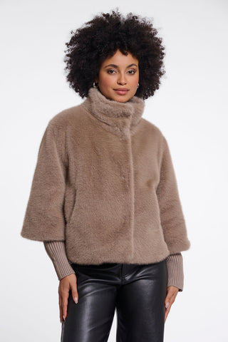Rino & Pelle Nesrin Jacket with Knit Cuff