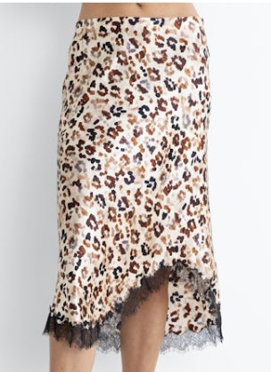 Go Silk Go Lacey Le Skirt-Big Cat Energy