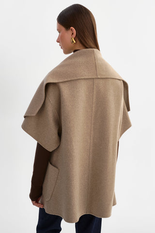 Lamarque Penelope Coat-Heather Taupe