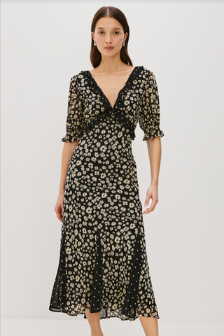 Rails Annmarie Dress-Daisy Dot Combo