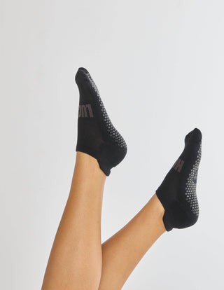Lucky Honey The Ankle Grip Sock-Black