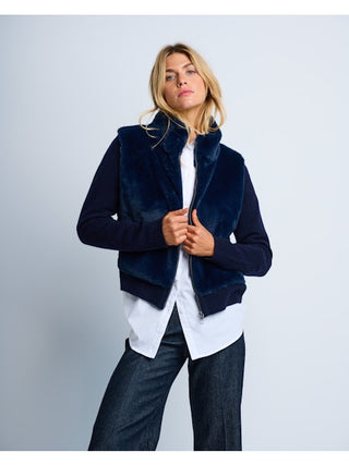 Lisa Todd The Teddy Jacket - Navy