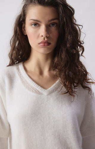 American Vintage Bodyrow Top-White