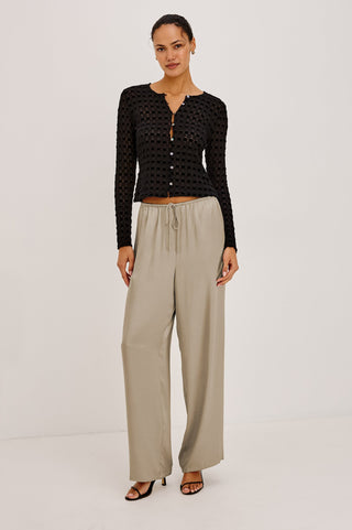 Rails Cyrah Knit Top - Black Checkerboard