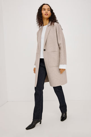 Rails Everest Coat-Oat Herringbone