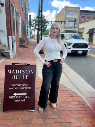 Rails Lovisa Knit Top-White