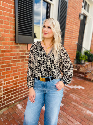 Rails Indi Top-Spotted Shibori