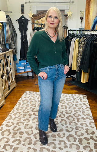Xirena Griffin Sweater-Cypress Green