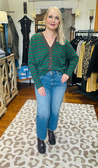 Xirena Estelle Cardigan-Botanical Green