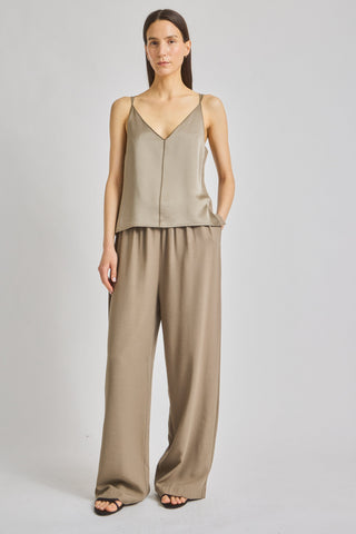 Saint Art Keira V-Neck Tank-Cobblestone
