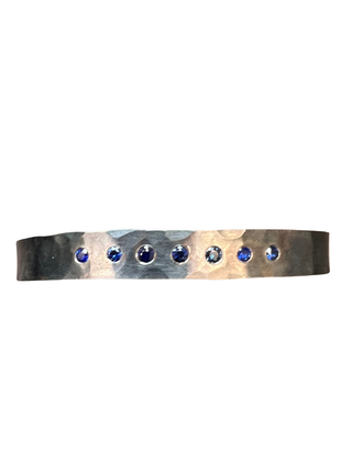 Annie Fensterstock Blue Sapphire Cuff
