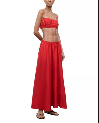 Staud Milano Skirt-Rouge