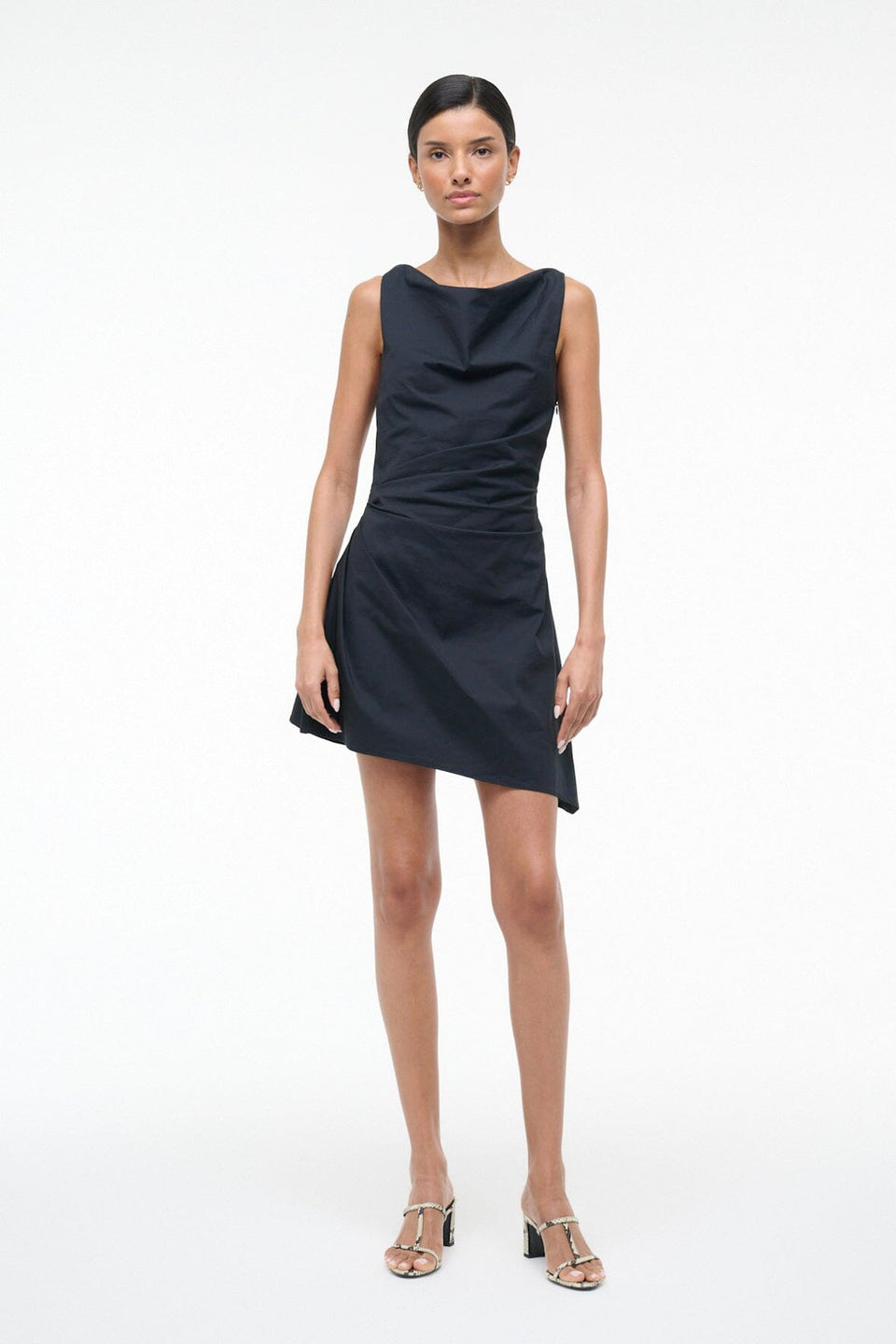 Staud Callie Mini Dress-Black Madisonbelle Staud Callie Mini Dress-Black Madisonbelle