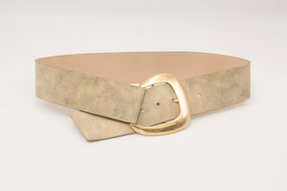 Streets Ahead Maxine Drop Waist Belt-Ivory Suede