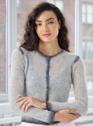 Autumn Cashmere Smudge Tip Cardigan-The Polished Layer