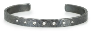 Annie Fensterstock Diamond Burnish Cuff