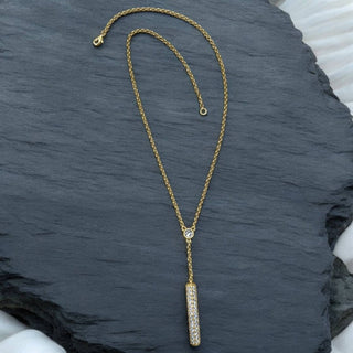 Tat2 Designs Gold Colette Lariat Necklace