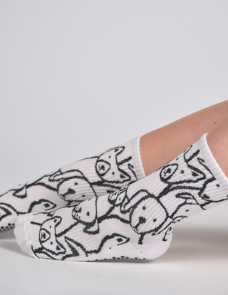Lucky Honey The Animal Love Grip Sock