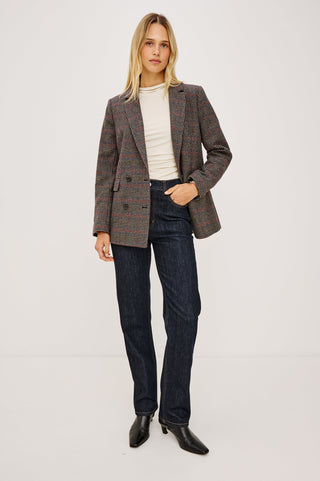 Rails Jac Blazer-Oxford Plum